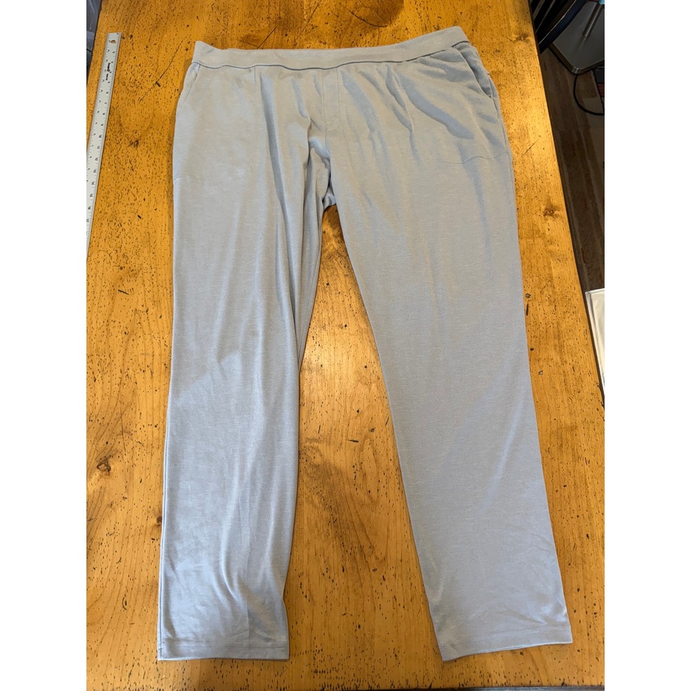 Peter Millar Crown Sport XXL Gray Performance Lounge Pants UPF 50+ Mens